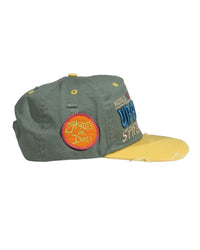 Up7Skate Green Bean Intl Street Team Snapback Hat Green/Yellow