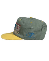 Up7Skate Green Bean Intl Street Team Snapback Hat Green/Yellow