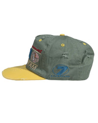 Up7Skate Green Bean Intl Street Team Snapback Hat Green/Yellow