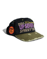 Up7Skate Intl Street Team Snapback Hat Black/Green
