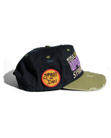 Up7Skate Intl Street Team Snapback Hat Black/Green