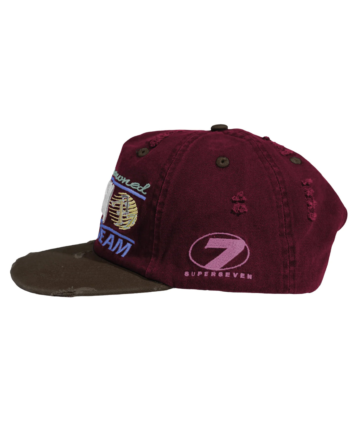 Up7Skate Berry Intl Street Team SnapBack Hat Red