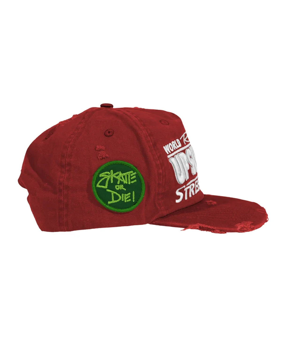 Up7Skate Rosy Intl Street Team Snapback Hat Red