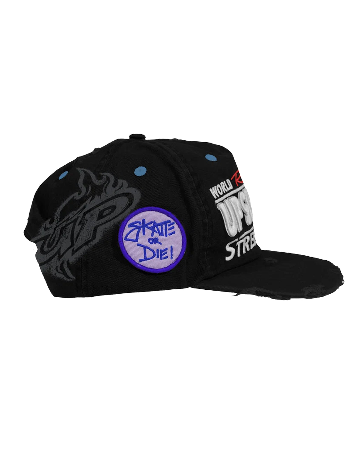 Up7Skate Sachi Intl Street Team Snapback Hat Black