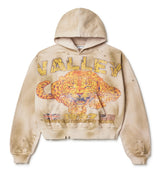 Vale Forever Cheetah Pullover Hoodie Tan