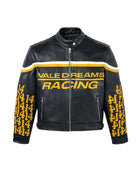 Vale Forever 14 Moto Leather jacket Black/Yellow