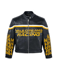 Vale Forever 14 Moto Leather jacket Black/Yellow