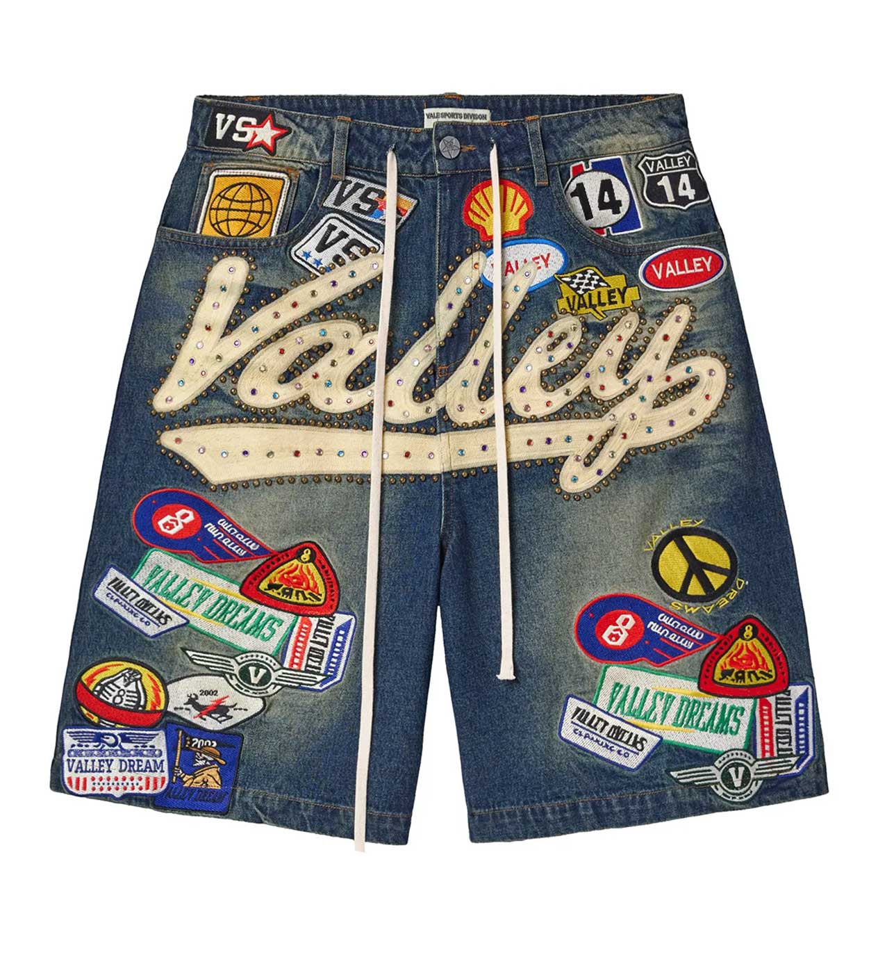 Vale Forever 1980's Jorts Blue