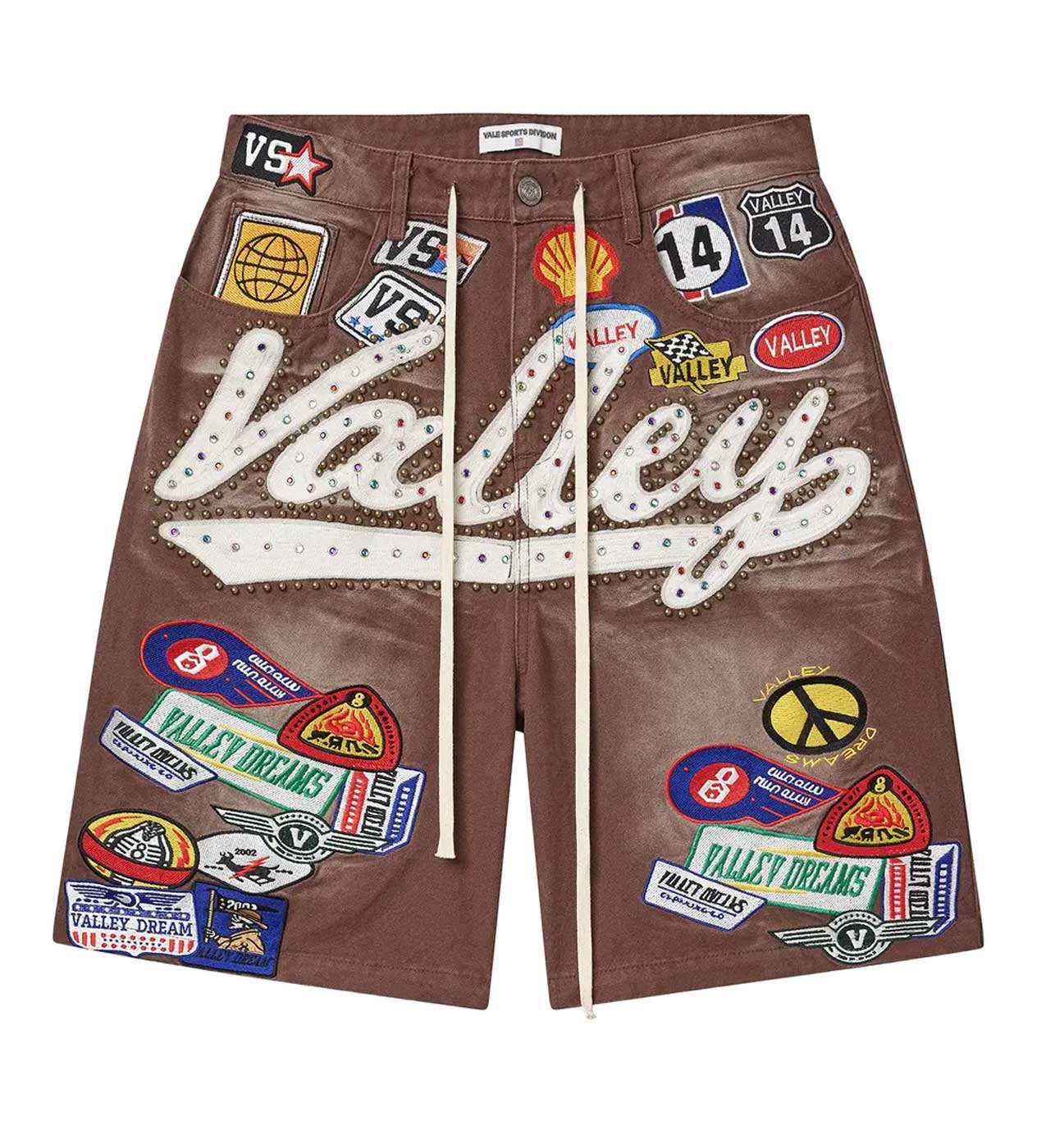 Vale Forever 1980s Jorts Brown Wash