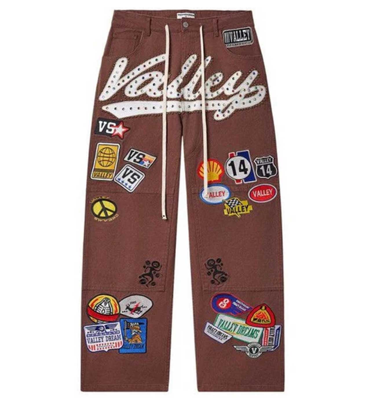 Vale Forever 1980s Painter Denim Brown Wash