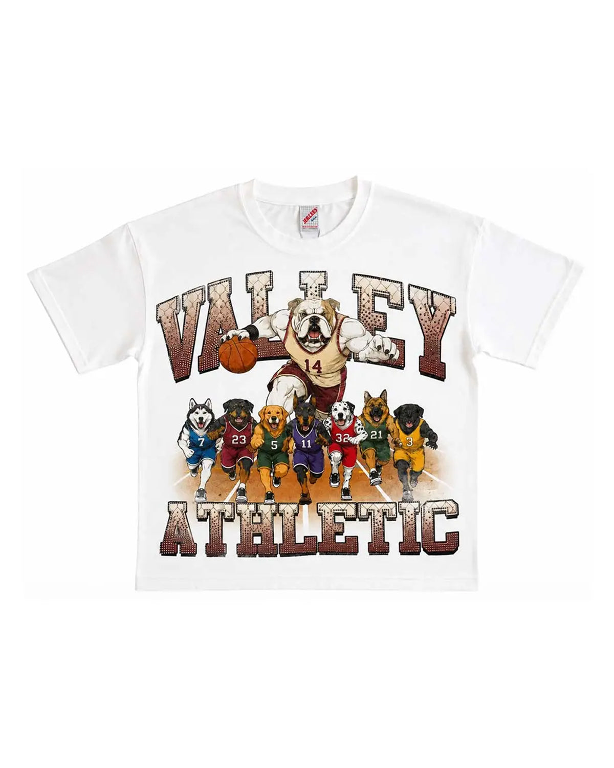 Vale Forever Dawg Pound Bling Tee White