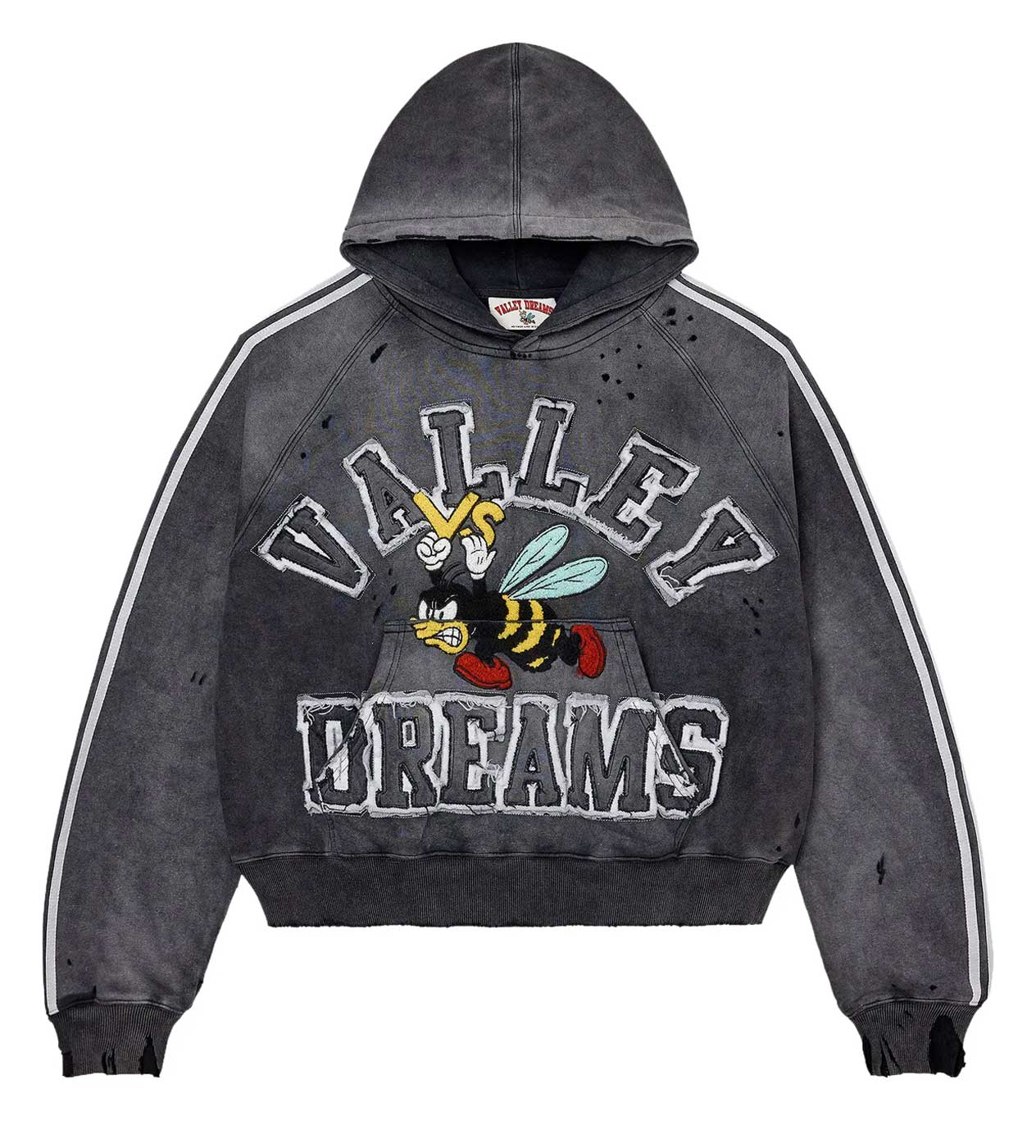 Vale Forever Two Face Zip Up Hoodie Black – Restock AR