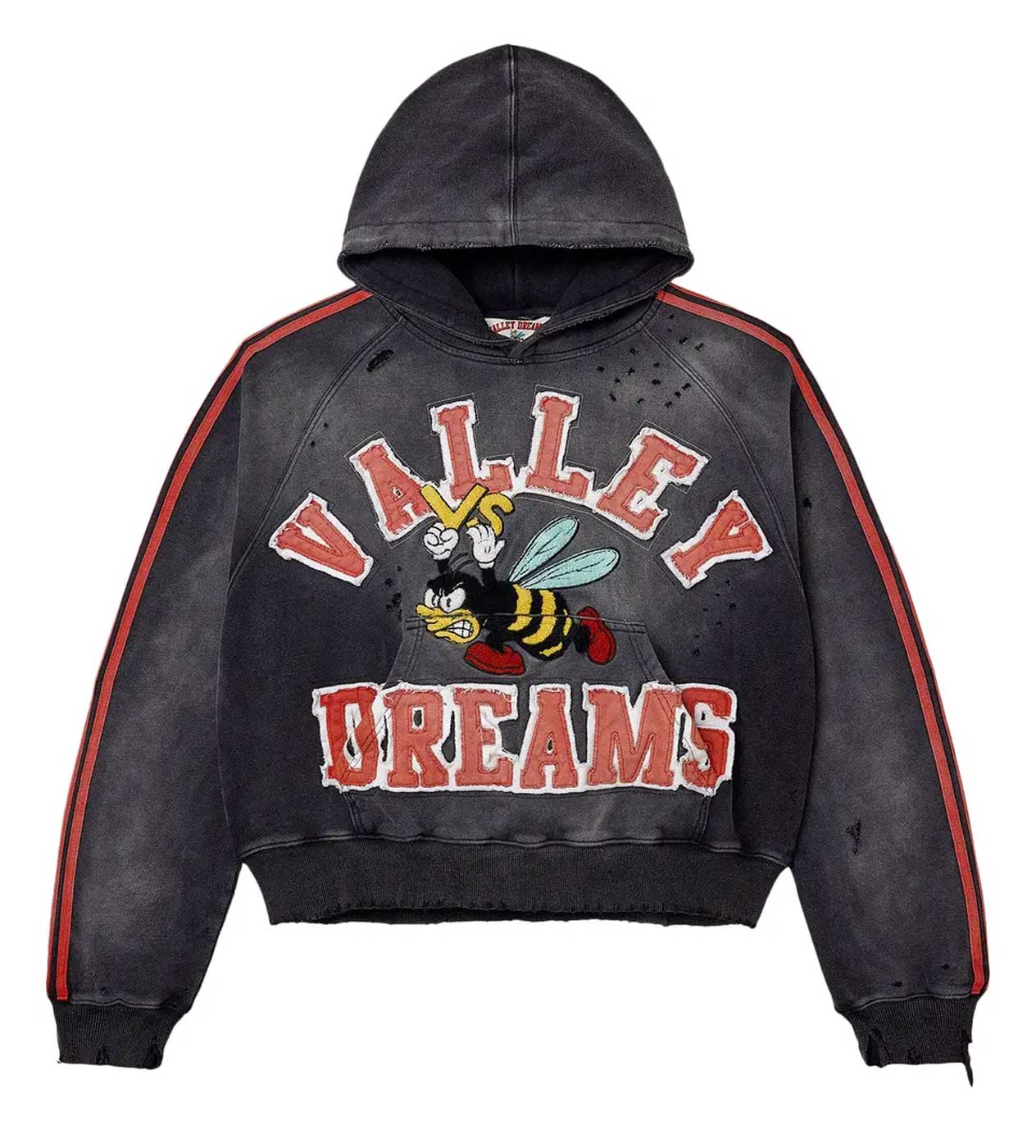 Vale Forever Big Chain Bejeweled Hoodie Black – Restock AR