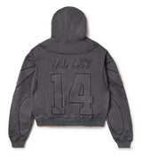 Vale Forever Armor Zip Up Hoodie Black back view