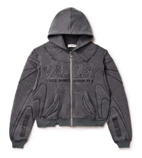 Vale Forever Armor Zip Up Hoodie Black front view