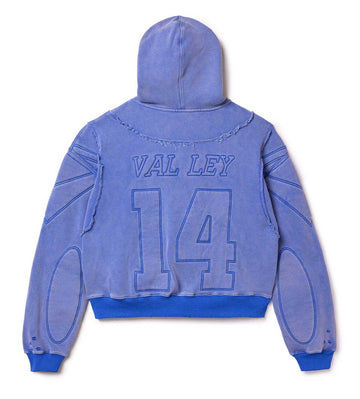 Vale Forever Armor Zip Up Hoodie Blue