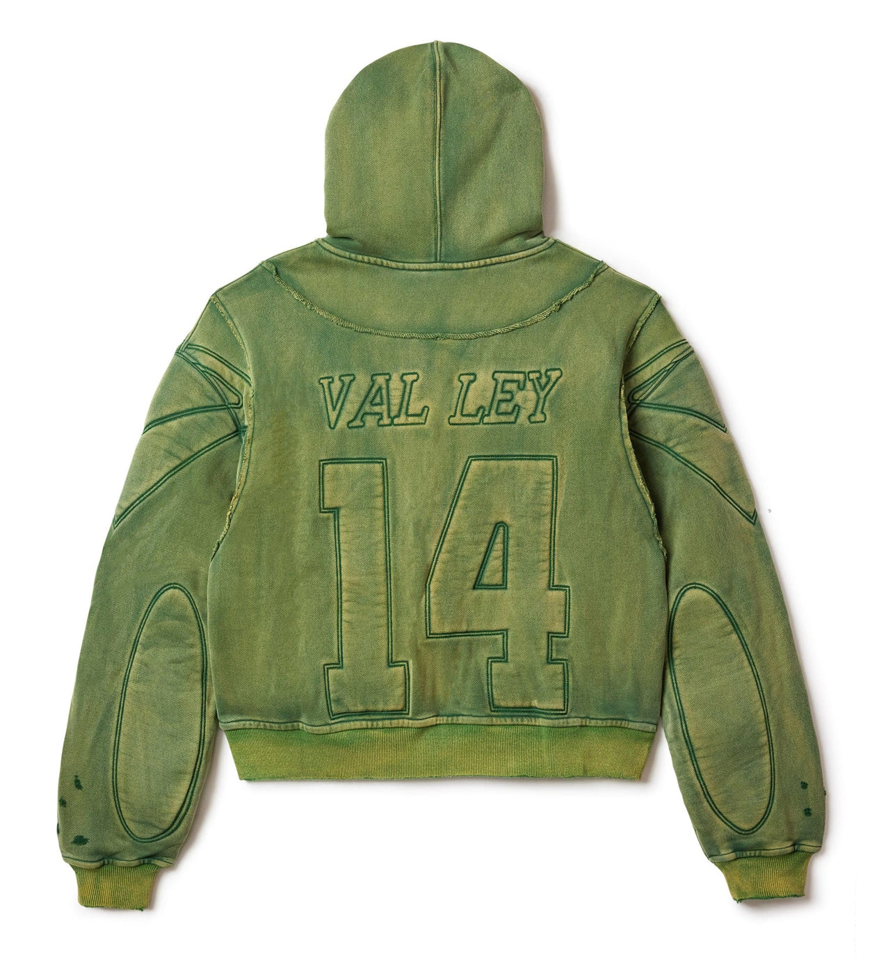 Vale Forever Armor Zip Up Hoodie Green