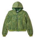 Vale Forever Armor Zip Up Hoodie Green