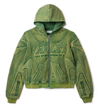 Vale Forever Armor Zip Up Hoodie Green