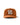 Vale Forever Aubrey Snapper brown, rust brown snapback cap with a white embroidered VS monogram, front view