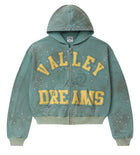 Vale Forever Bank Zip Up Hoodie Green