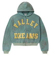 Vale Forever Bank Zip Up Hoodie Green