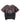 Vale Forever Big Brother Ringer Tee black, washed cotton ringer tee with rust trim and a distressed Vale skull graphic, front view