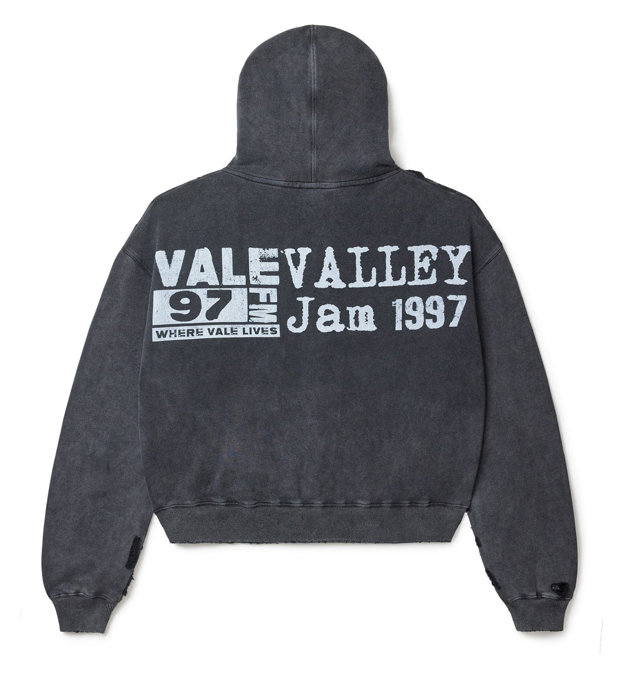 Vale Forever Big Chain Bejeweled Hoodie Black – Restock AR