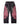 Vale Forever Black Cat Denim Jeans pink 14s, washed black wide-leg jeans with pink 14 graphics, front view