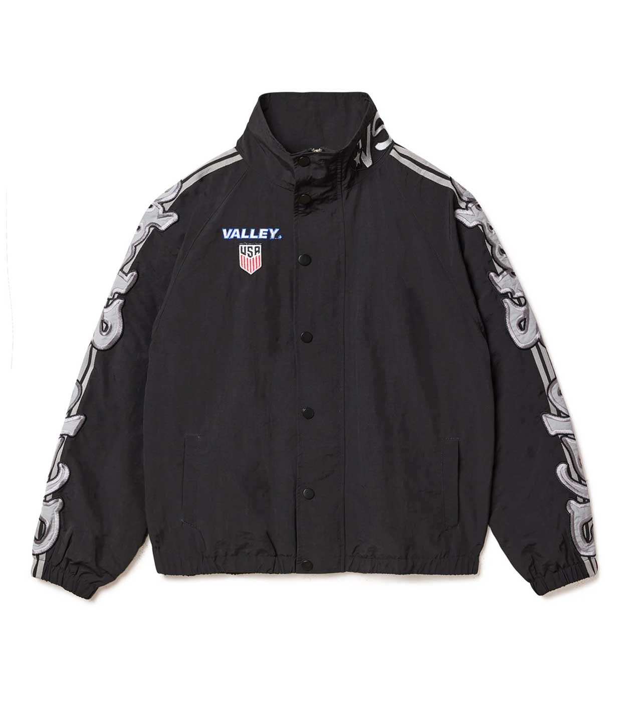 Vale Forever Black USA Track Top front view