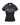 Vale Forever Blackberry Women's Polo Tee black, fitted polo with pink Valley Sport Division lettering, front view