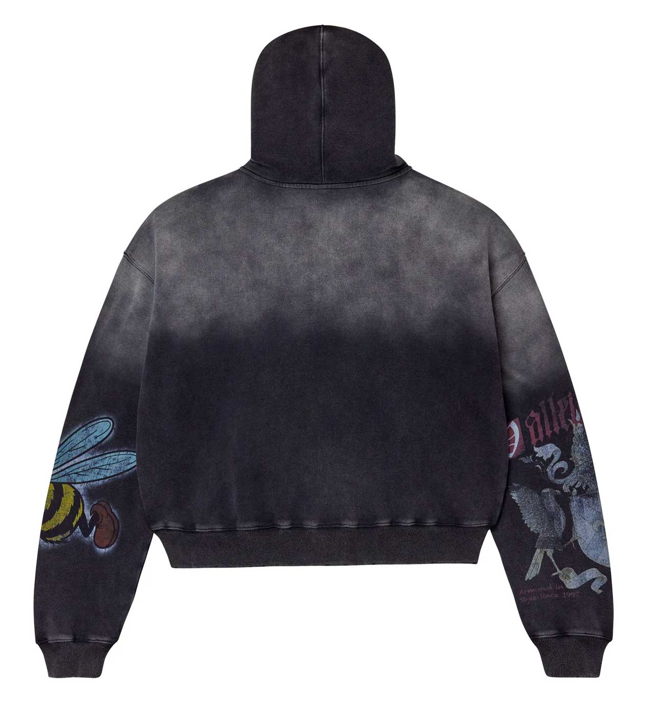 Vale Forever Blasted Zip Up Hoodie Black – Restock AR