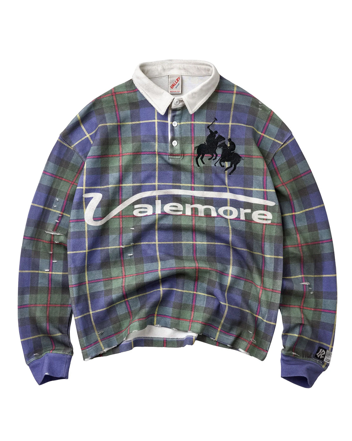 Vale Forever Burrrberry L/S Rugby Blue/Green