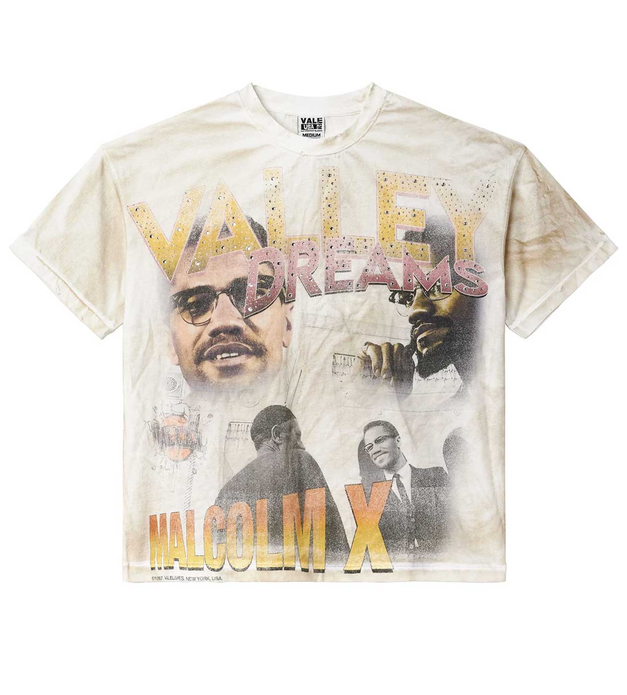 Vale Forever By Any Means Bling Tee Cream