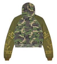 Vale Forever Camo Terrain Zip Up Hoodie Green