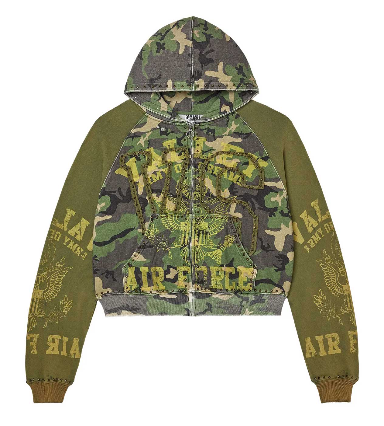 Vale Forever Bank Zip Up Hoodie Green – Restock AR