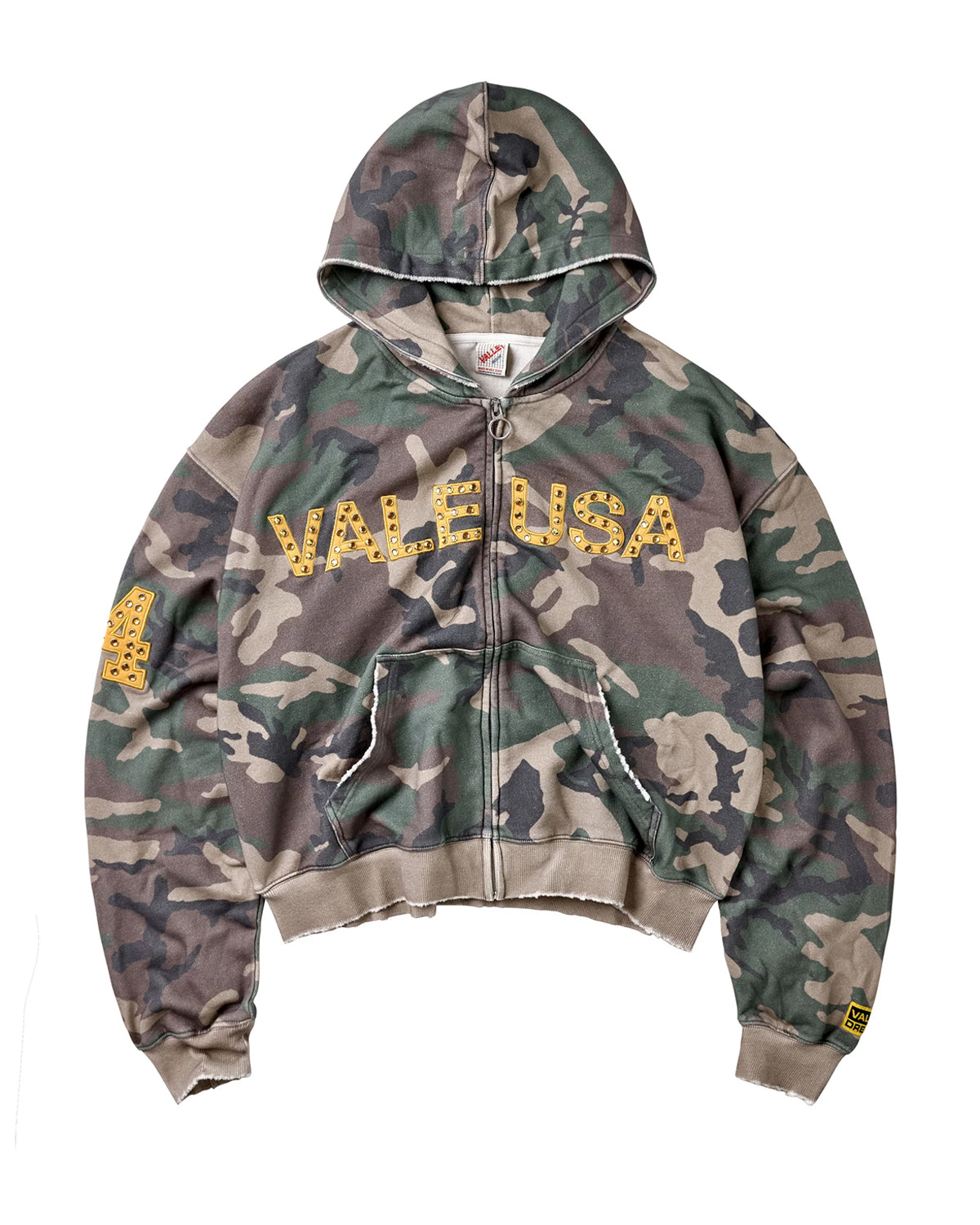 Vale Forever Camo Zip Up Hoodie