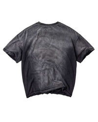 Vale Forever Castle Tee black, plain washed back view