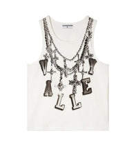 Vale Forever Chain Tank White