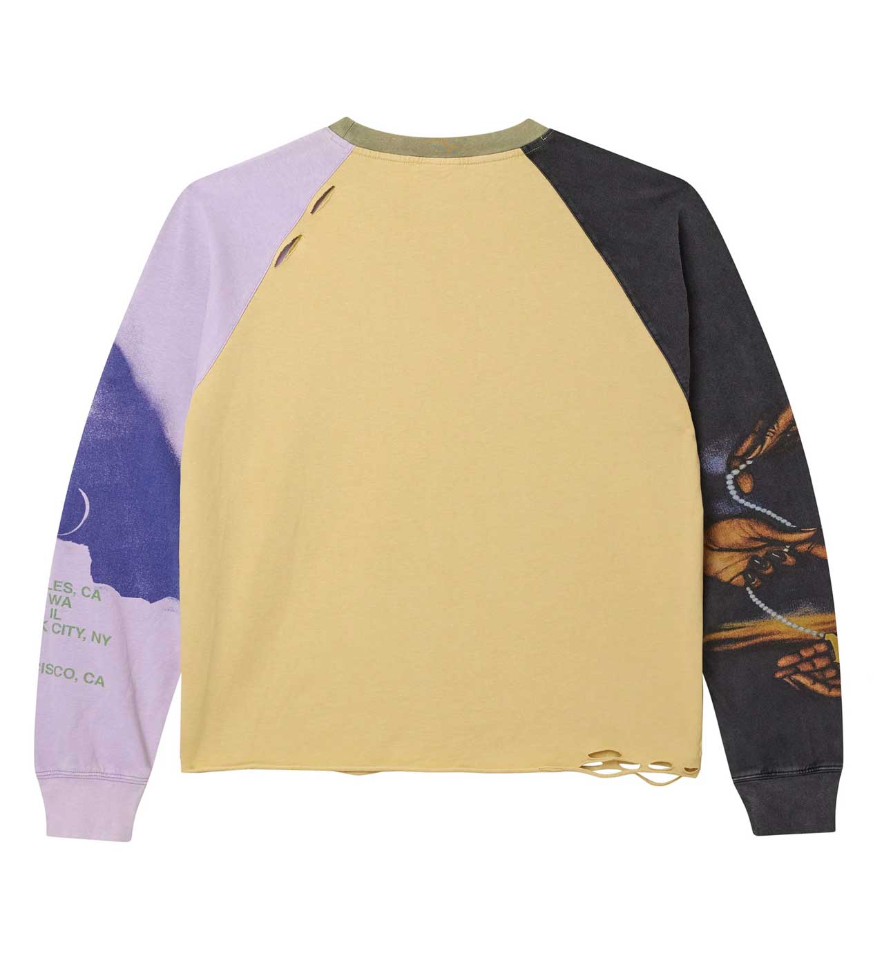 Vale Forever Chambers Chop n Screw L/S Tee Yellow