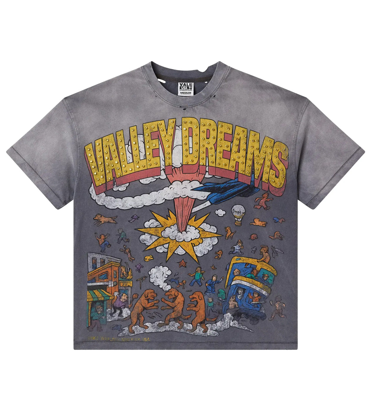 Vale Forever Chaos Tee Grey