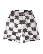 Vale Forever Checker Jorts Black/White