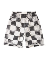 Vale Forever Checker Jorts Black/White