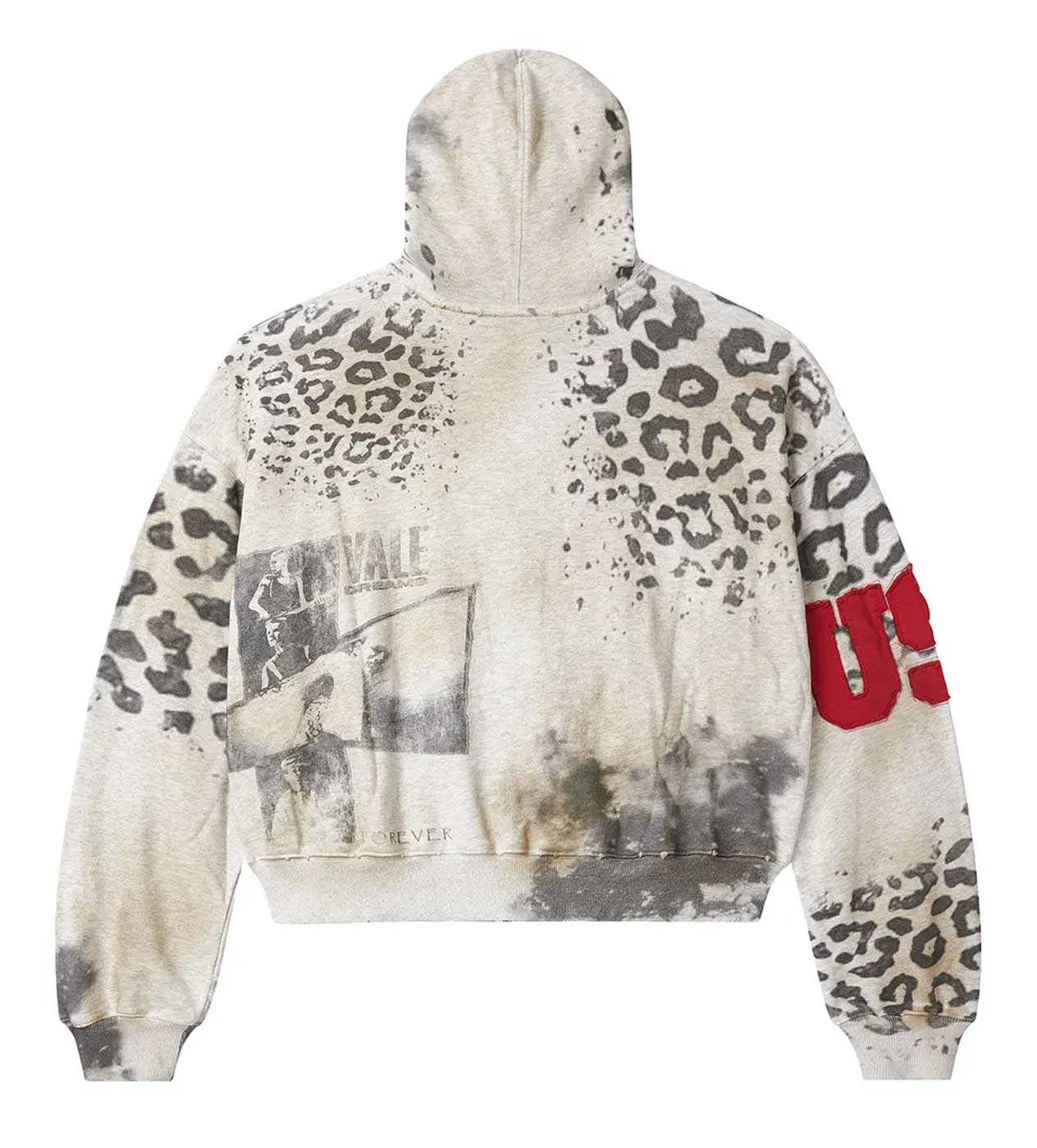 Vale Forever Cheetah Zip Up Hoodie Grey – Restock AR