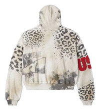 Vale Forever Cheetah Zip Up Hoodie Grey