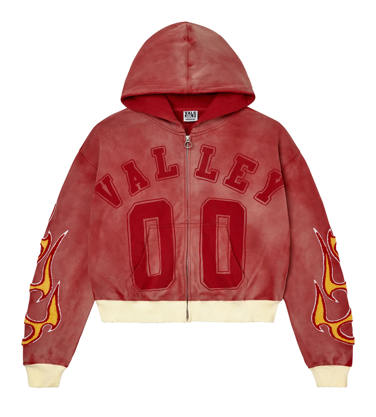 Vale Forever Chimera Zip Up Hoodie Red