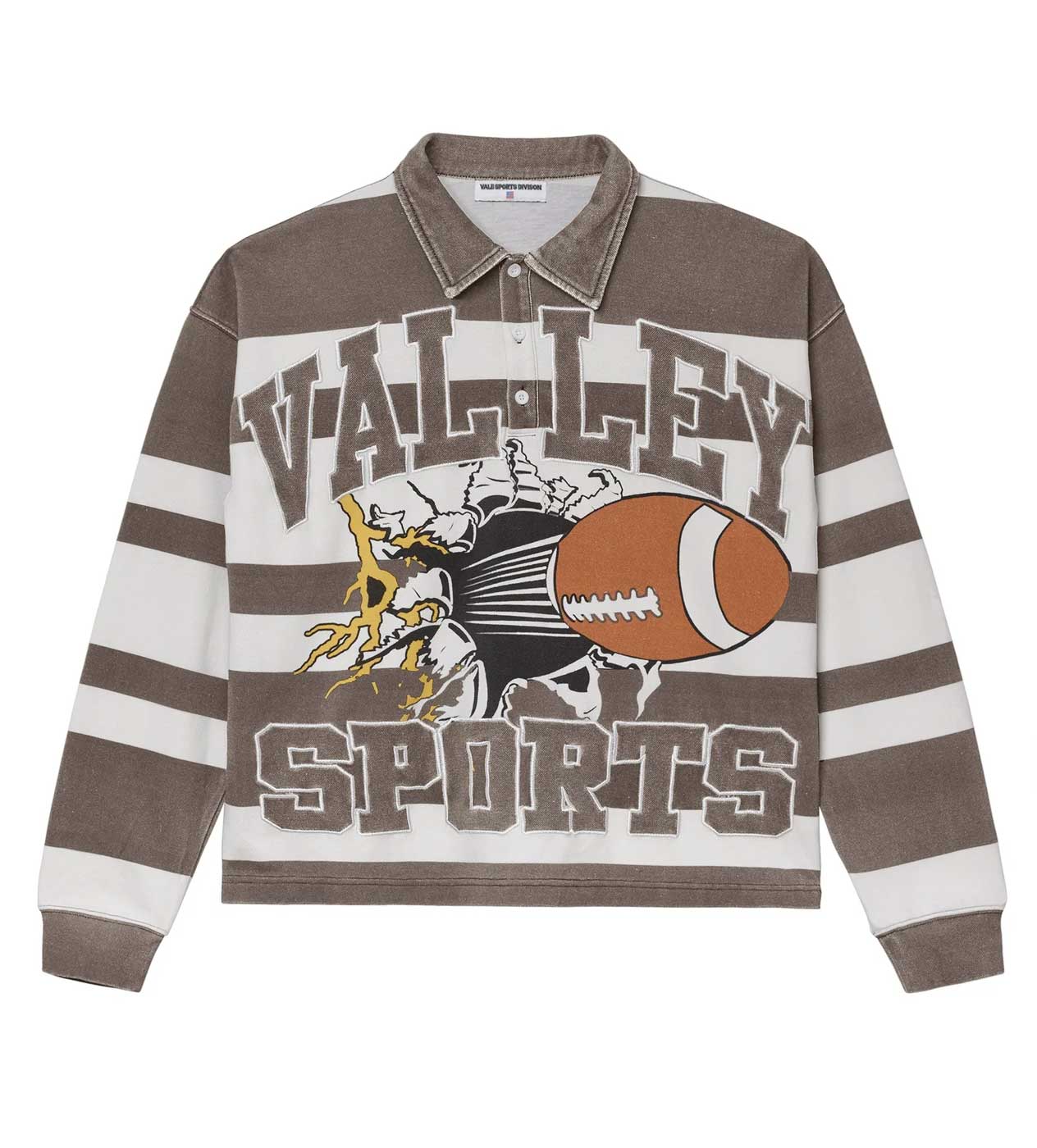 Vale Forever Chocolate Missile Rugby Tee Brown