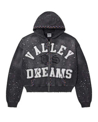 Vale Forever Classico Zip Up Hoodie Black