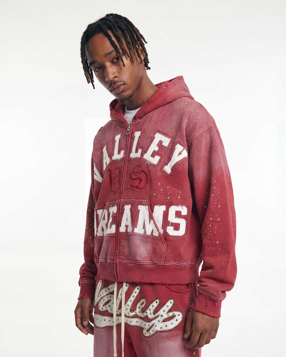 Vale Forever Classico Zip Up Hoodie Ruby Red – Restock AR