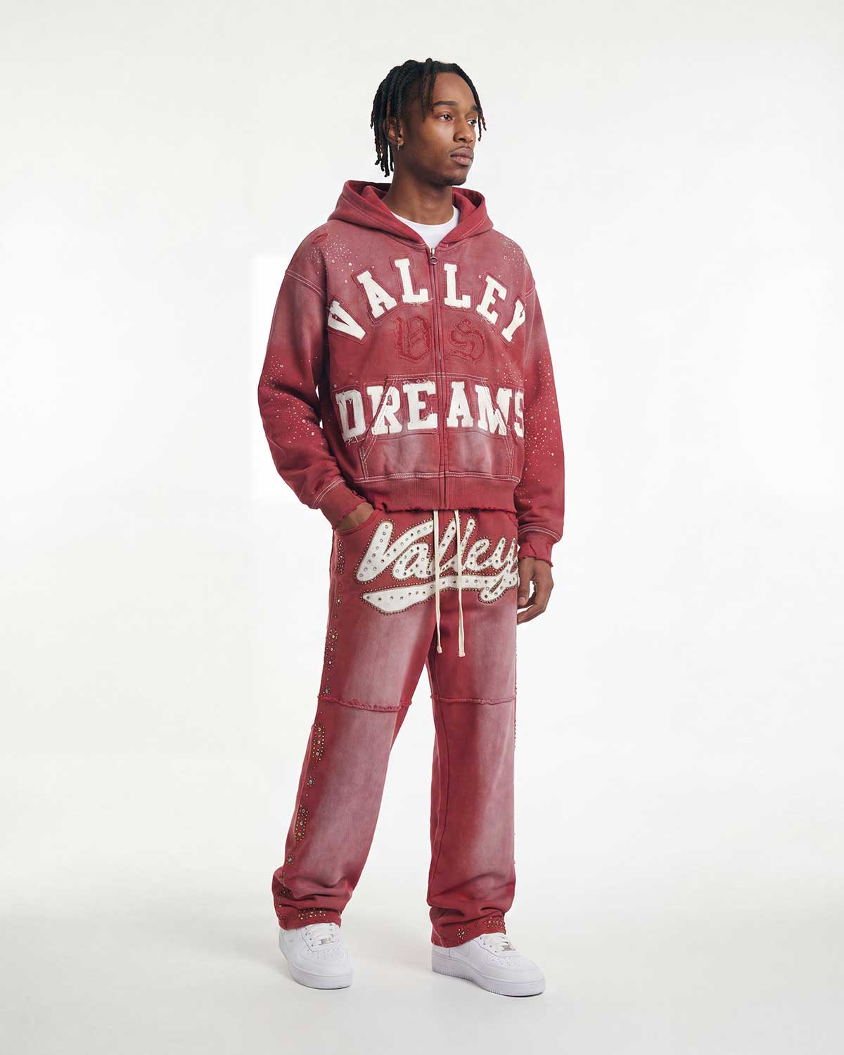Vale Forever Classico Zip Up Hoodie Ruby Red – Restock AR
